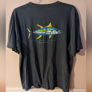 Collared Greens T-shirt Size XXL Blue Preppy Bear USA Made Cotton